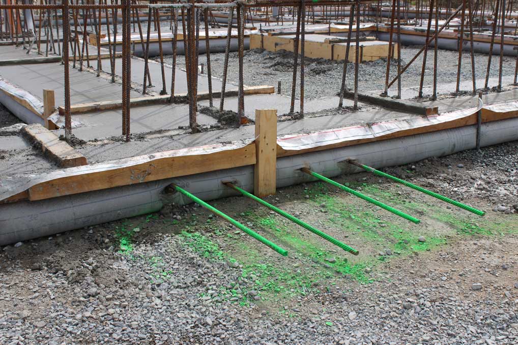 Rebar penetrations