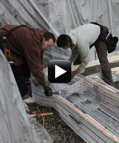 Sustainable footings for a green Naikoon project