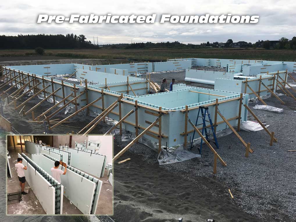 All new Pre-fab Foundation