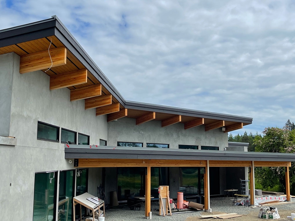 Stucco finish over ICF walls